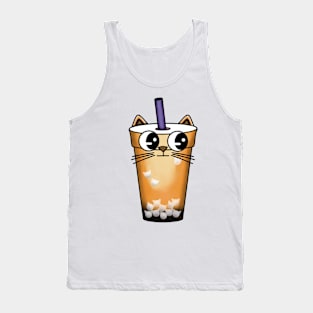 Boba Meow Tea Tank Top